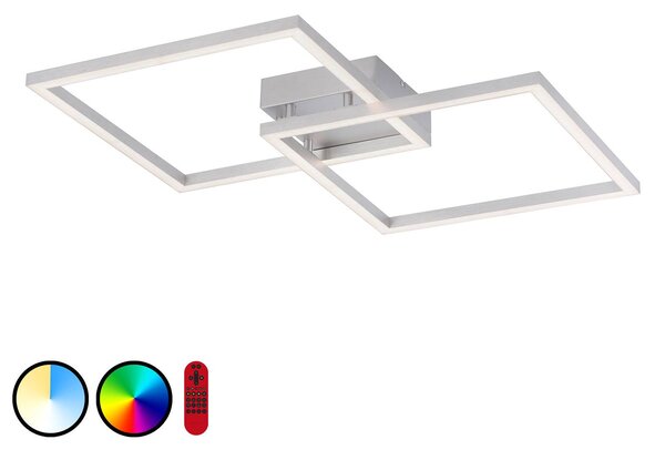 Stropné LED svetlo LOLAsmart Maxi, 63 x 63 cm