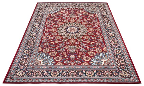 Hanse Home, Kusový koberec Flair 105716 Red Blue – na von aj na doma, 120x180, červená, chodba / predsieň