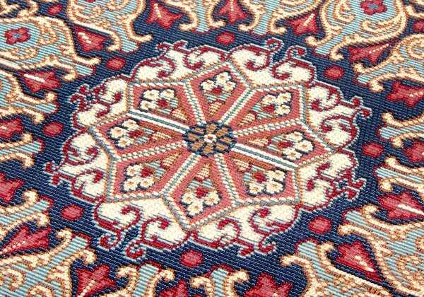Hanse Home, Kusový koberec Flair 105716 Red Blue – na von aj na doma, 120x180, červená, chodba / predsieň