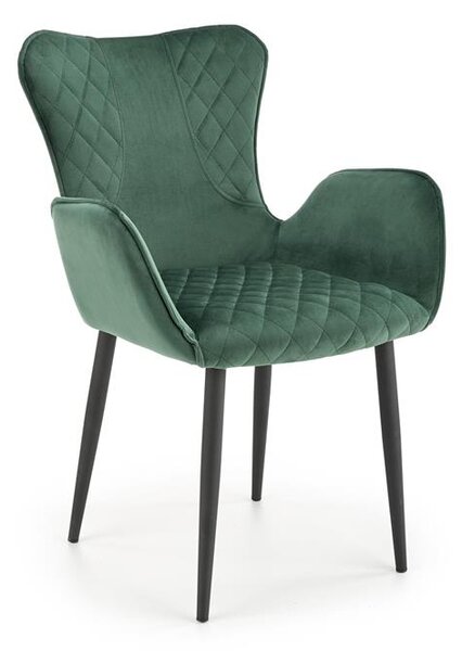 Halmar K427 stolička tmavo zelená