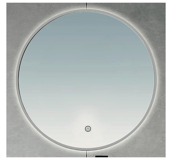 BRILAGI - LED kúpeľňové zrkadlo VENA SILVER LED/32W/230V priemer 100 cm IP44 stmievateľné +CCT