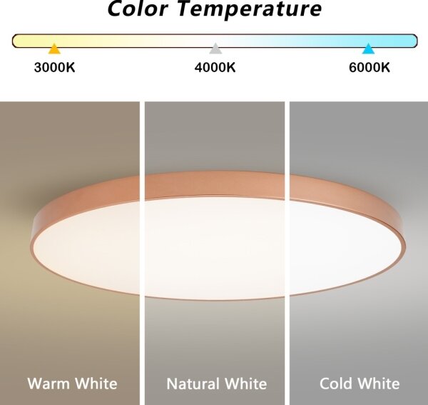 BRILAGI - LED stropné svietidlo POOL LED/180W/230V 3000/4000/6000K pr. 120 cm bronzové