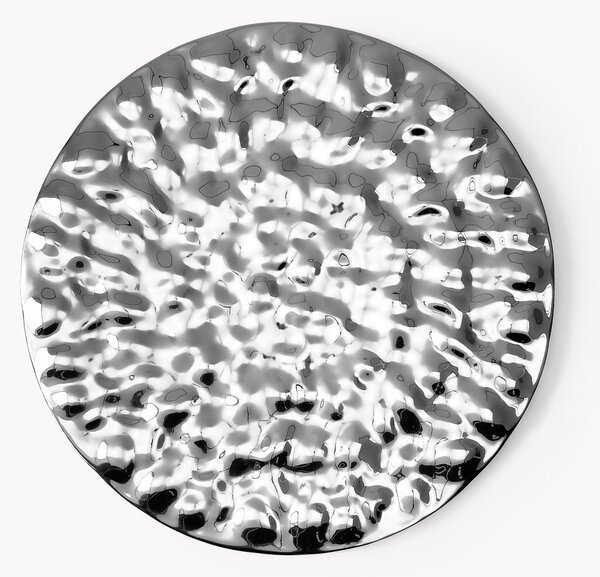 Nástenná dekorácia's tepaným povrchom Splash, Ø 120 cm