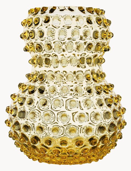 Ručne fúkaná váza Hobnail Birdie, V 13 cm