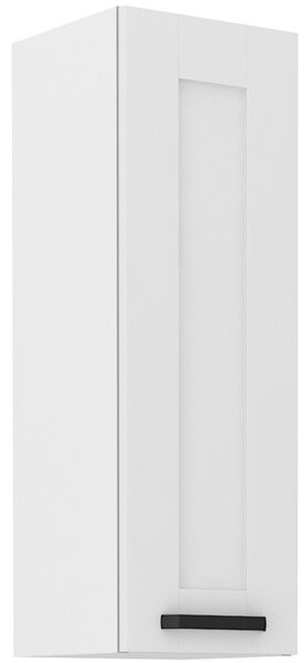 Vysoká horná skrinka LAILI - šírka 30 cm, biela