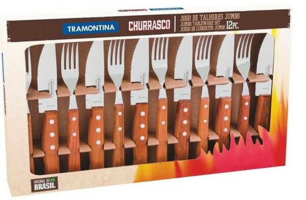 Príborový BBQ set Tramontina - Dynamic Jumbo - 12ks