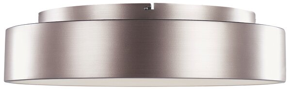 Stropné svietidlo svetlohnedé syntetický materiál integrované LED svetlo okrúhle dekoratívne osvetlenie moderný dizajn