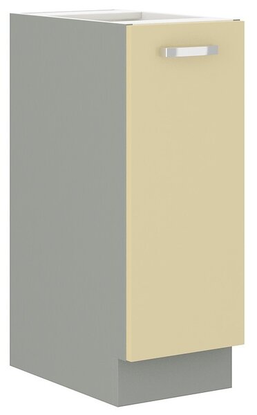 Výsuvná skrinka ULLERIKE - šírka 30 cm, krémová / šedá