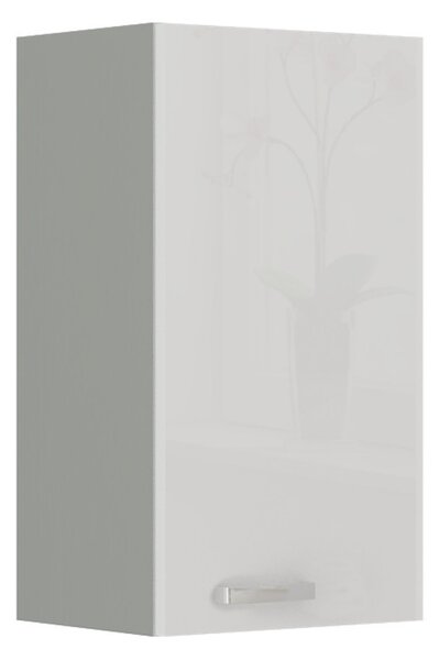 Horná kuchynská skrinka ULLERIKE - šírka 40 cm, biela / šedá