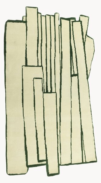 Ručne viazaný vlnený koberec Contour