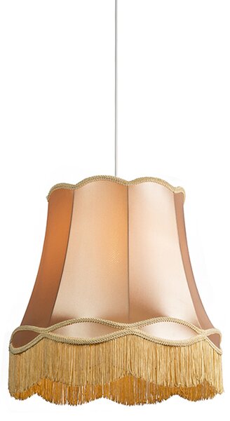 Retro závesné svietidlo zlaté 45 cm - Granny