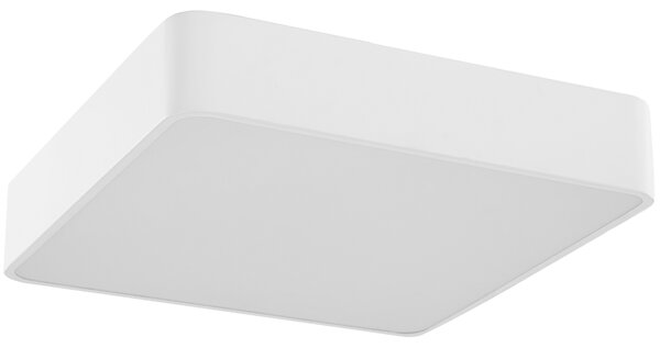 Stropné LED svietidlo biele kovové akrylové biele hrejivé svetlo štvorcové tienidlo moderný dizajn