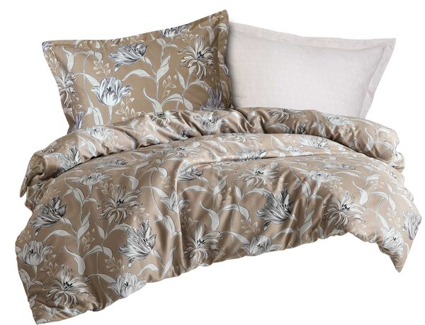 SATÉNOVÉ OBLIEČKY LUXURY PREMIUM VITALE 160X200 CM, 2KS 70X80 CM KVETY