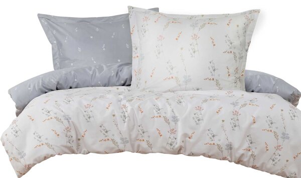 SATÉNOVÉ OBLIEČKY LUXURY PREMIUM VITALE 200X220 CM, 2KS 70X80 CM KVETY