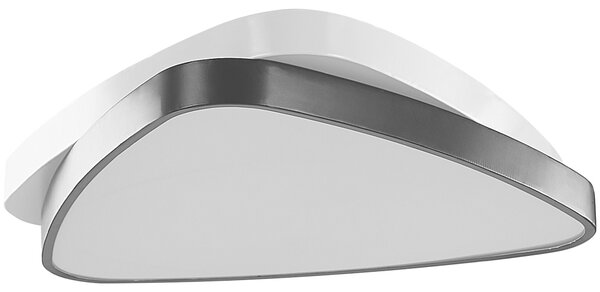 Stropné svietidlo čierne a biele oceľové akrylové integrované LED svetlo trojuholníkové dekoratívne moderné osvetlenie