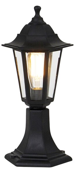 Klasická vonkajšia stojaca lampa čierna 42,2 cm IP44 - New Haven