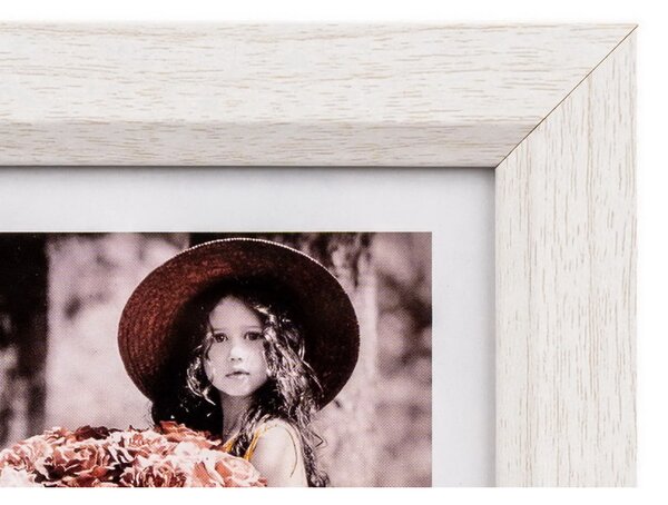 FANDY Drevený fotorámik Bevel 10x15 1 béžový