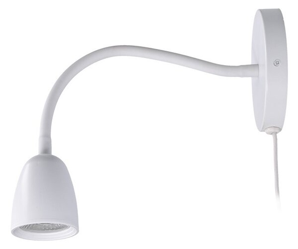 SOLIGHT LED nástenná lampička, stmievateľná, 4W, 280lm, 3000K, biela