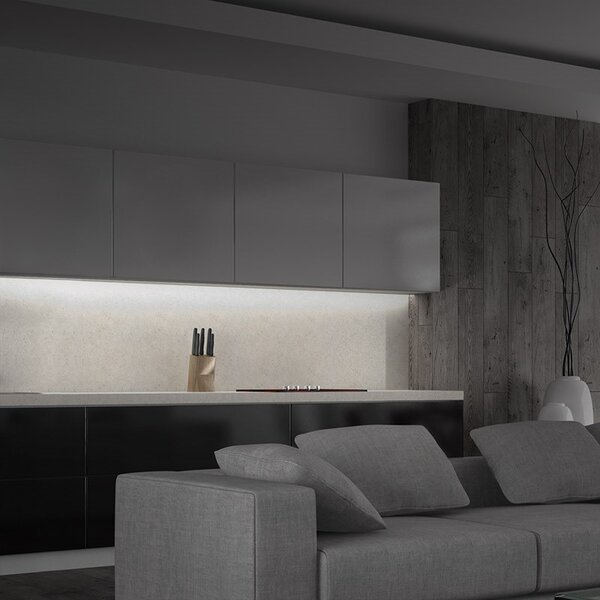 SOLIGHT LED dotykové podlinkové a nábytkové svietidlo stmievateľné, 2x5W, 4100K,2x50cm