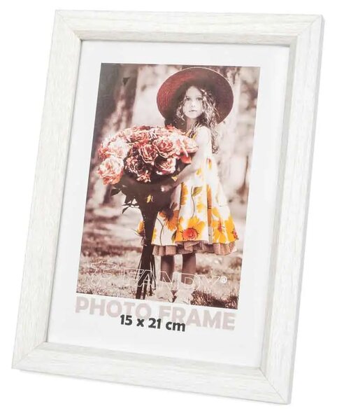 FANDY Drevený fotorámik Bevel 15x21 1 béžový