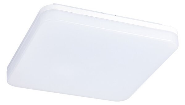 SOLIGHT LED vonkajšie prisadené svietidlo 15W/230V/1150Lm/4000K/120°/IP54, 22cm x 22cm, biele