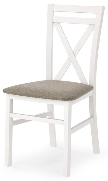 Jedálenská stolička DORAESZ biela/hnedá