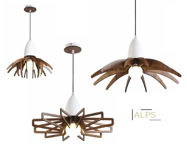 ACA DECOR Závesné svietidlo ALPS, priemer 52 cm