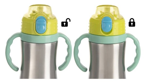 Zelená antikoro detská fľaša 330 ml - Orion