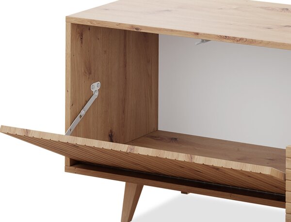 Široký stolík pod TV PRESIDIO - dub artisan