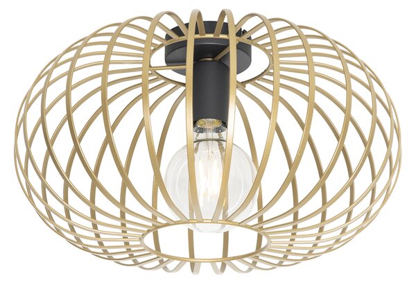 Inteligentné stropné svietidlo zlaté 39 cm vrátane Wifi G95 - Johanna