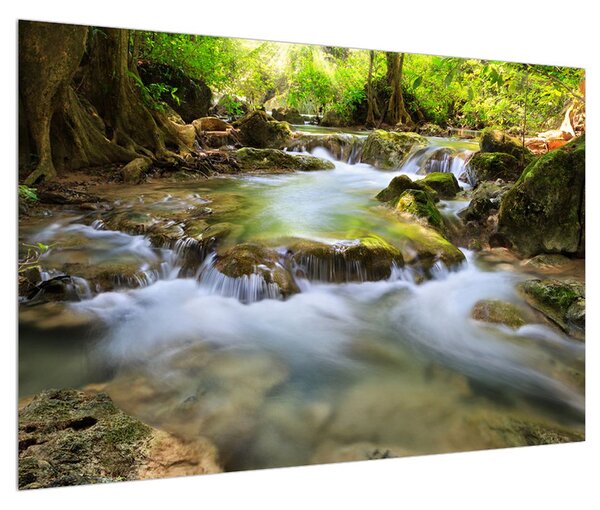 Obraz horského potoka (90x60 cm)