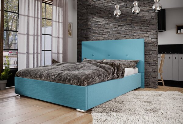 Manželská posteľ 160x200 FLEK 2 - modrá