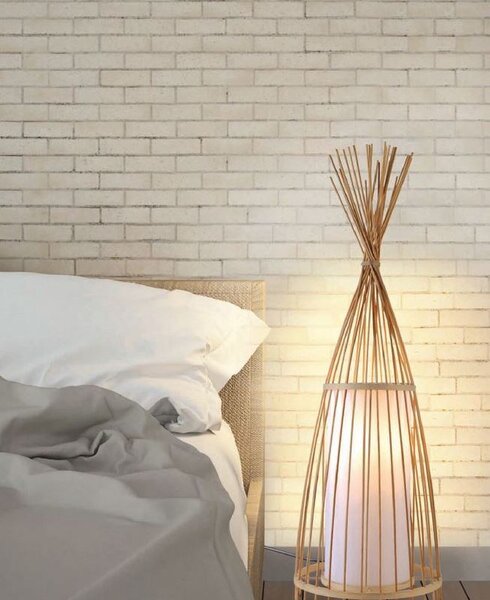 ACA DECOR Stojacia lampa SERIFOS 9W/E27/230V/IP20