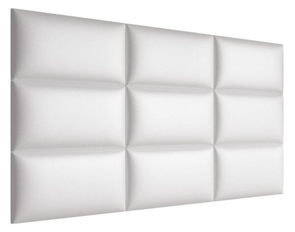 Čalúnený nástenný panel 60x30 PAG - biela eko koža
