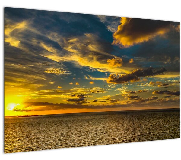 Západ slnka na mori (90x60 cm)