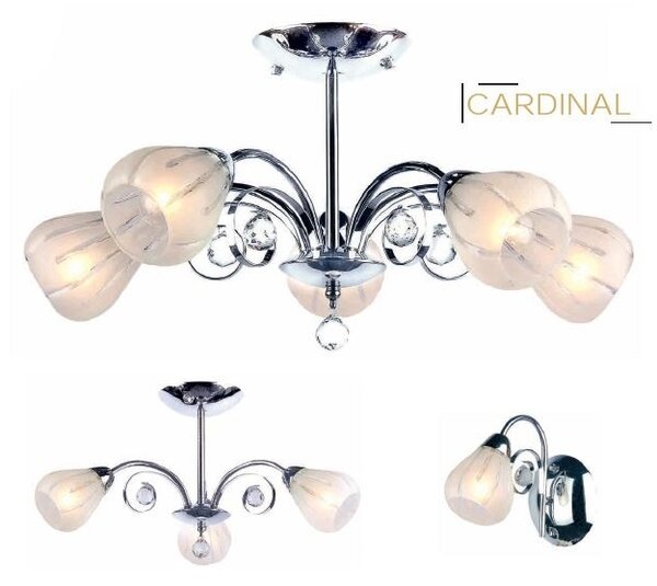ACA DECOR Nástenné svietidlo CARDINAL max. 60W/E14/230V/IP20