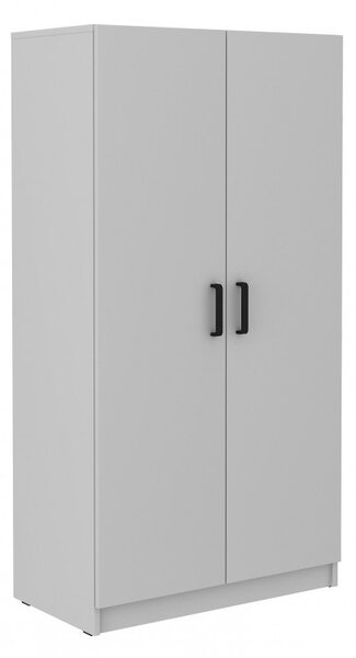 Dvojdverová skriňa MABAKA - šírka 80 cm, šedá