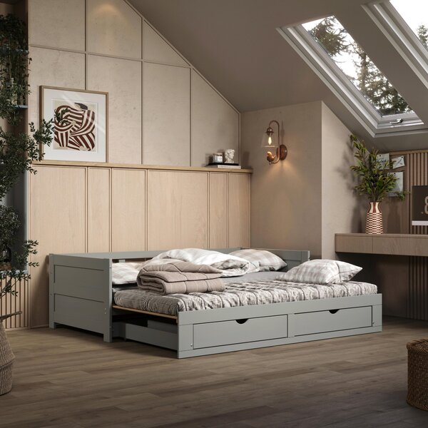POSTEĽ S VÝSUVNÝM LÔŽKOM 200/100 cm, P & B - Detské izby, Online Only