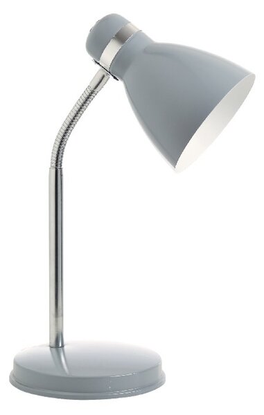 ACA DECOR Retro stolná lampa Maui, šedá farba