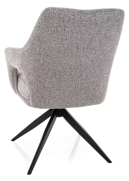 Jedálenská stolička Brady, sivá