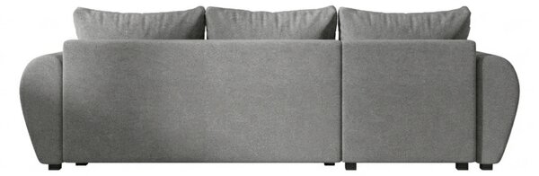 Rozkladacia obojstranná sedacia súprava do L SEVIO 246x145 cm, sivá + 2 vankúšiky ZDARMA