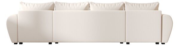 Rozkladacia sedacia súprava do U SEVIO 311x145 cm, krémová + 2 vankúšiky ZDARMA
