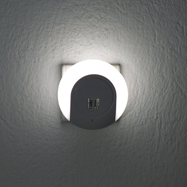 ACA Lighting Nočné svetlo do zásuvky 1W/4000K/IP20/2xUSB