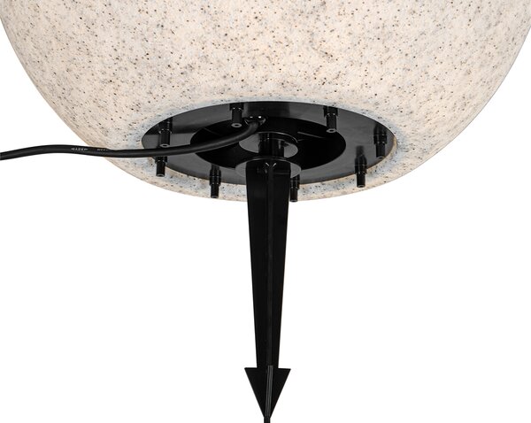 Moderná vonkajšia lampa sivá 45 cm IP65 - Nura