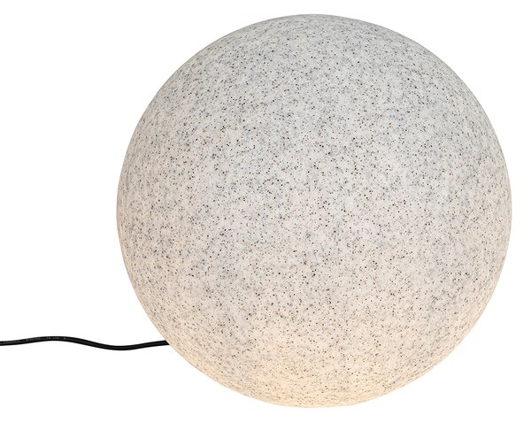 Moderná vonkajšia lampa sivá 45 cm IP65 - Nura