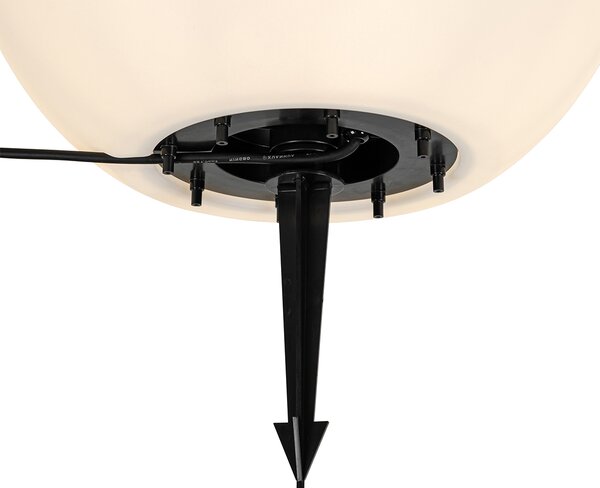 Inteligentná vonkajšia lampa biela 45 cm IP65 vrátane WiFi A60 - Nura