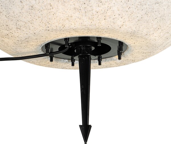 Moderná vonkajšia lampa sivá 77 cm IP65 - Nura
