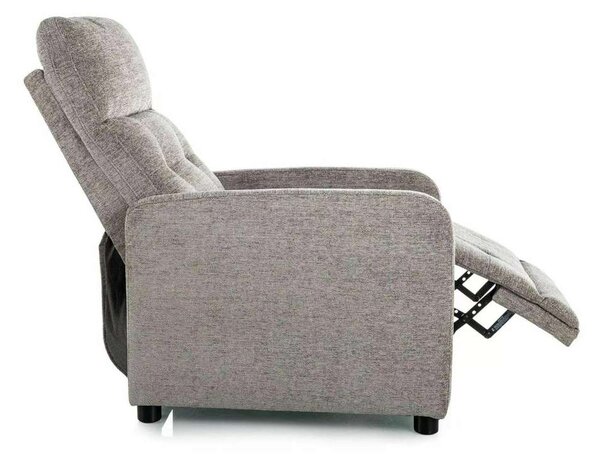 Polohovacie kreslo Lennox III, sivá