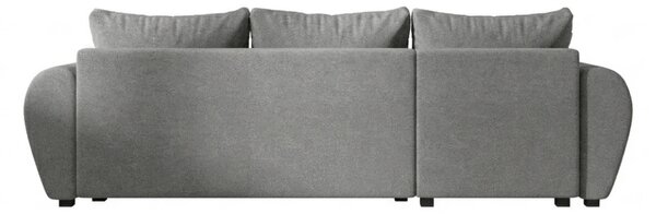 Rozkladacia obojstranná sedacia súprava do L SEVIO 246x145 cm, sivá + 2 vankúšiky ZDARMA