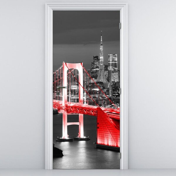 Fototapeta na dvere - most v Tokiu (95x205cm)